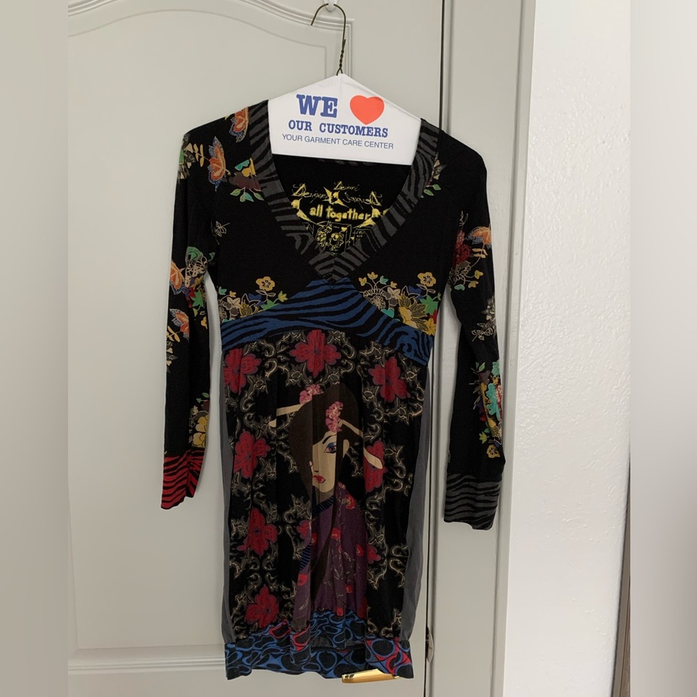Desigual Geisha print dress. Cute and sexy deess